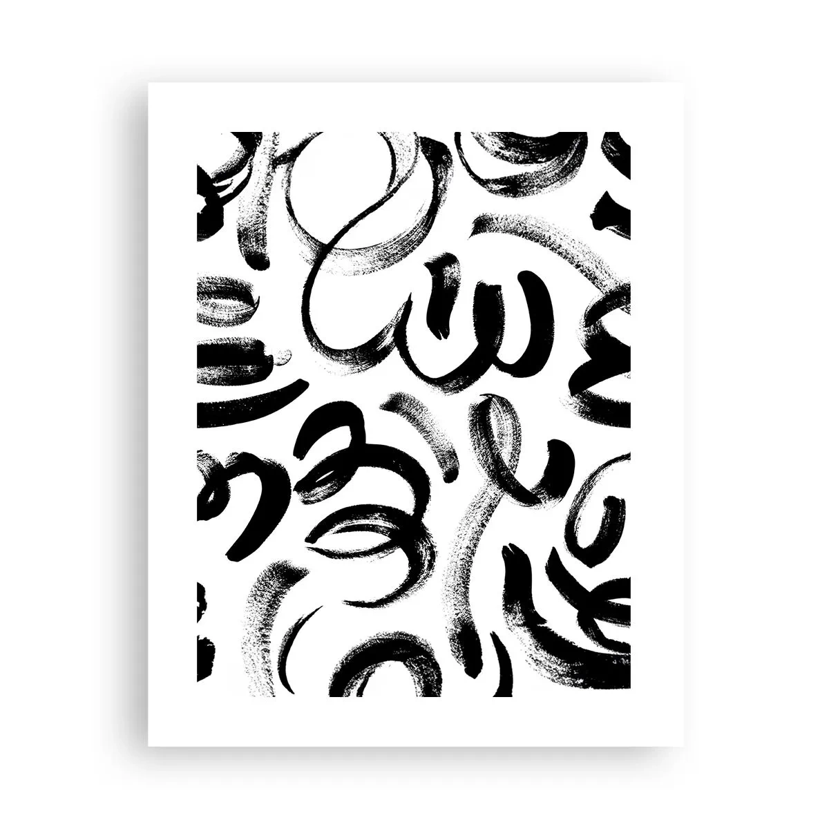 Plakat - Czarno na białym - 40x50 cm