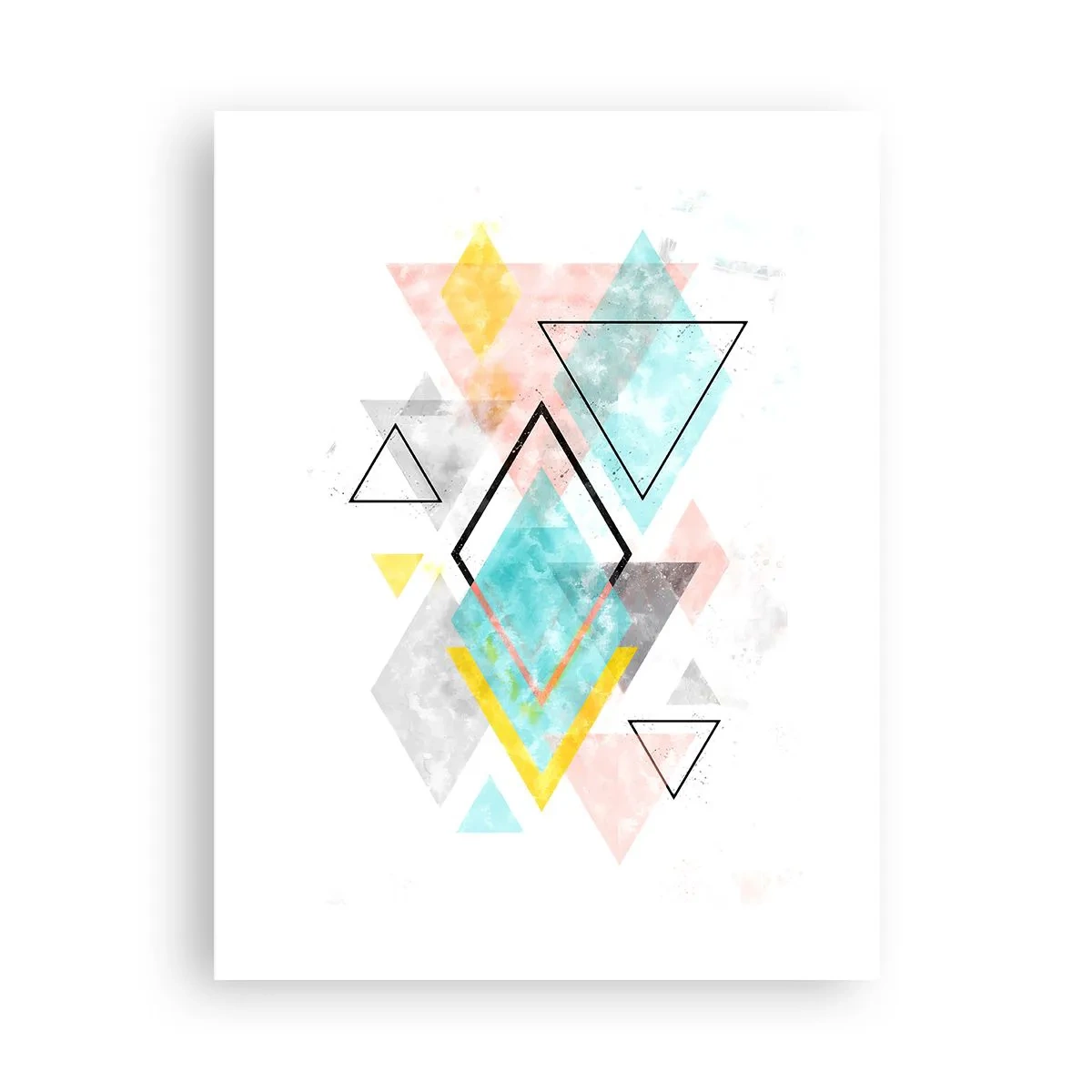 Plakat - Igraszka geometryczna - 30x40 cm