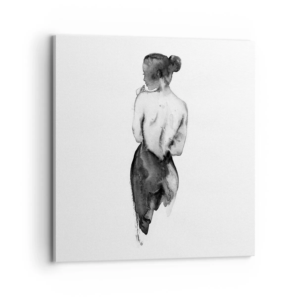 Obraz na płótnie - Przy niej świat znika - 70x70 cm