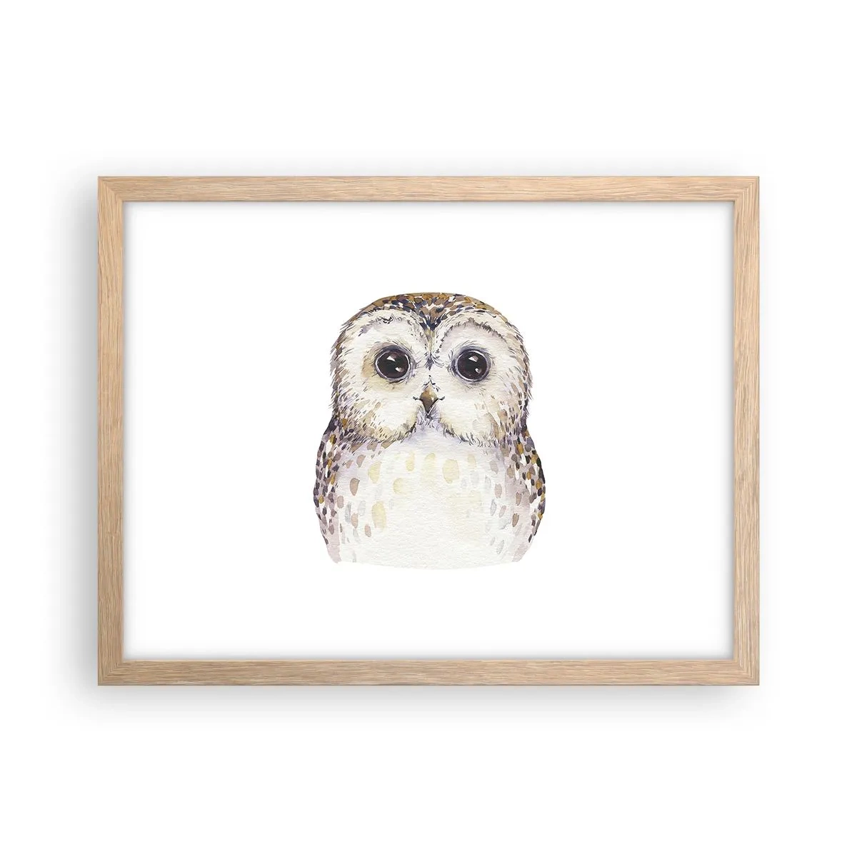 Plakat w ramie jasny dąb - Spójrz mi w oczy - 40x30 cm