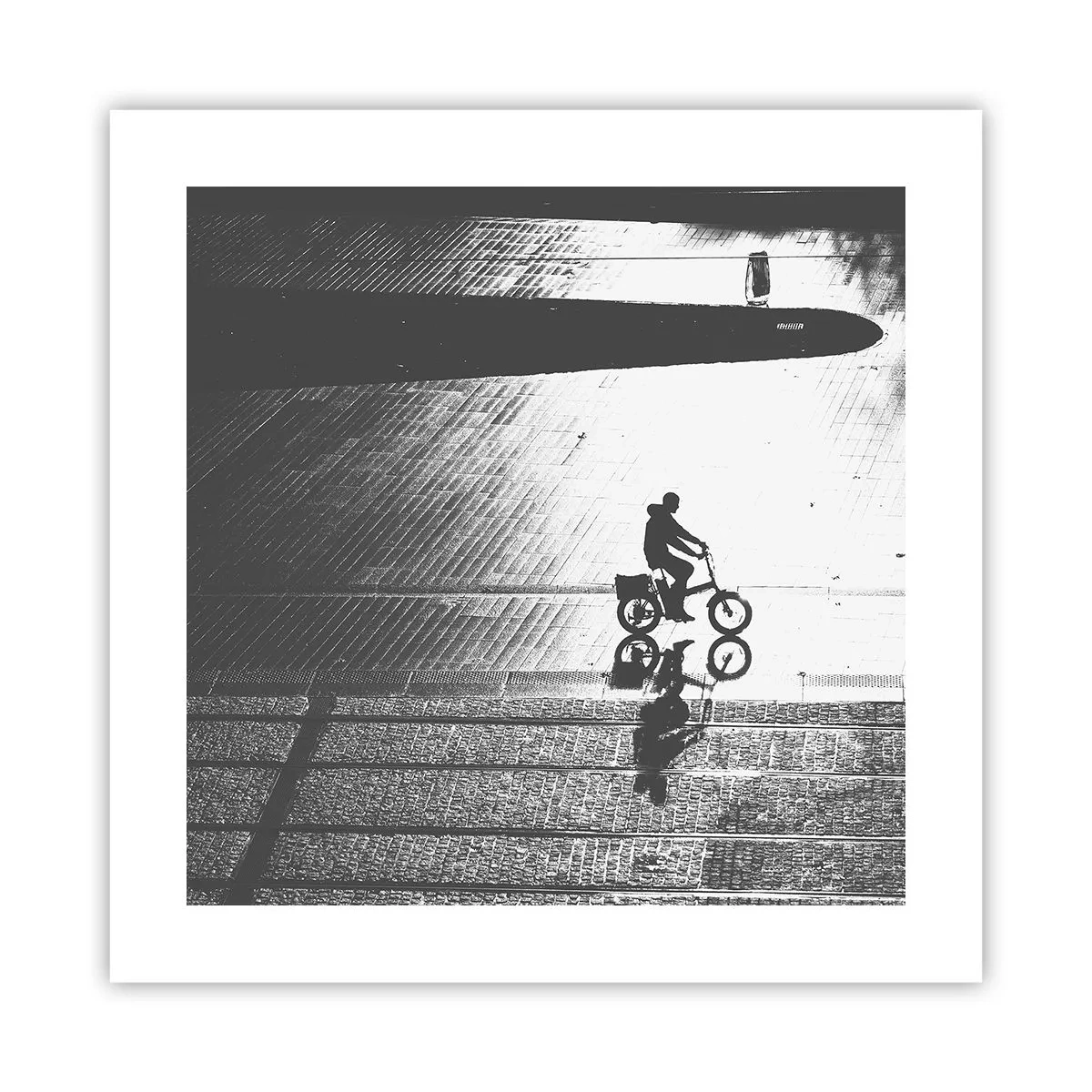 Plakat - Przed siebie, przez miasto - 40x40 cm