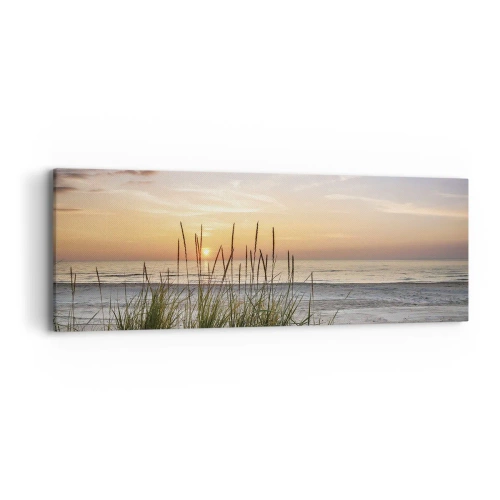 Obraz na płótnie - Popatrz, pomyśl, poczuj - 90x30 cm