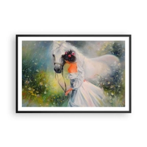 Plakat w czarnej ramie - Jak z pięknego snu - 91x61 cm