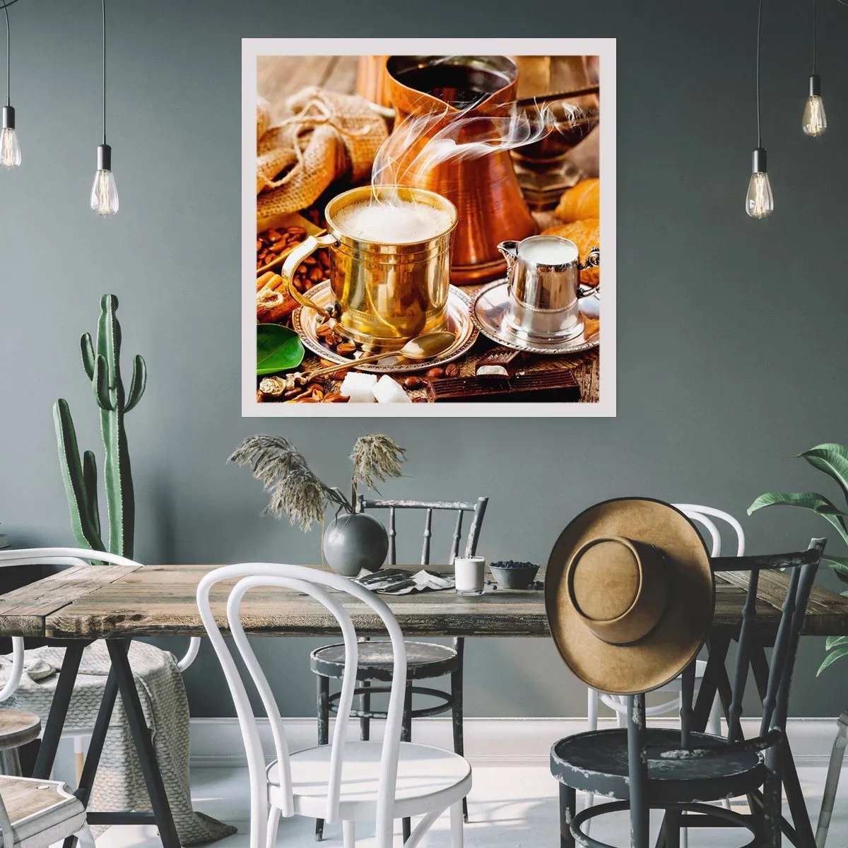 Plakat - Miłego dnia! - 60x60 cm