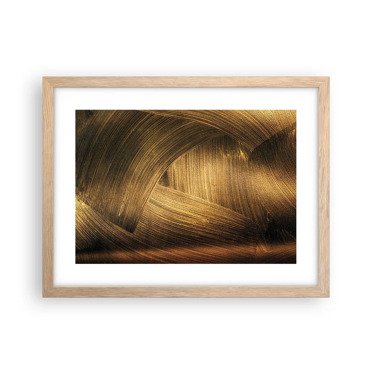 Plakat w ramie jasny dąb - W złotym labiryncie - 40x30 cm