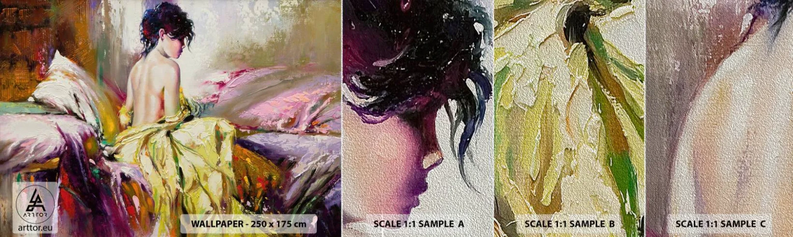 Fototapeta Próbka Premium Sand - Między ustami a brzegiem pucharu - Kobieta, Ciało, Sztuka - 100x30 cm