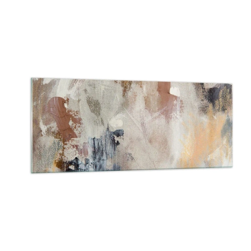 Obraz na szkle - Abstrakcja zamglona - 100x40 cm