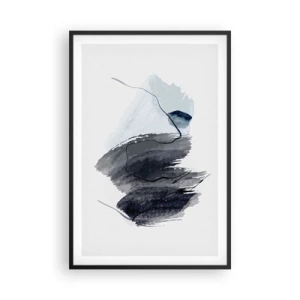 Plakat w czarnej ramie - Intensywność i ruch - 61x91 cm