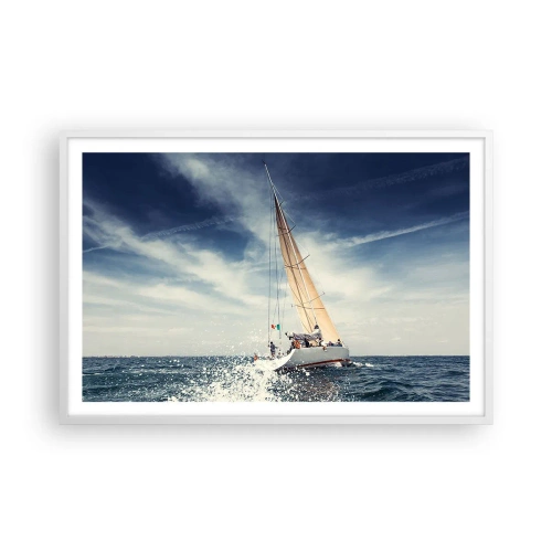 Plakat w białej ramie - Nas nie dogonią! - 91x61 cm