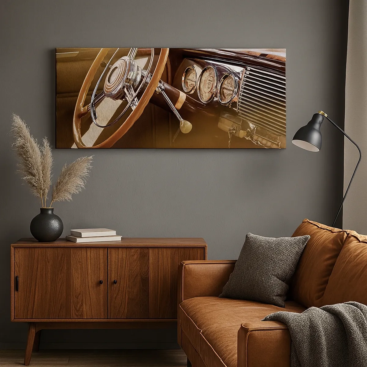 Obraz na płótnie - Powiew luksusu z przeszłości - 30x30 cm