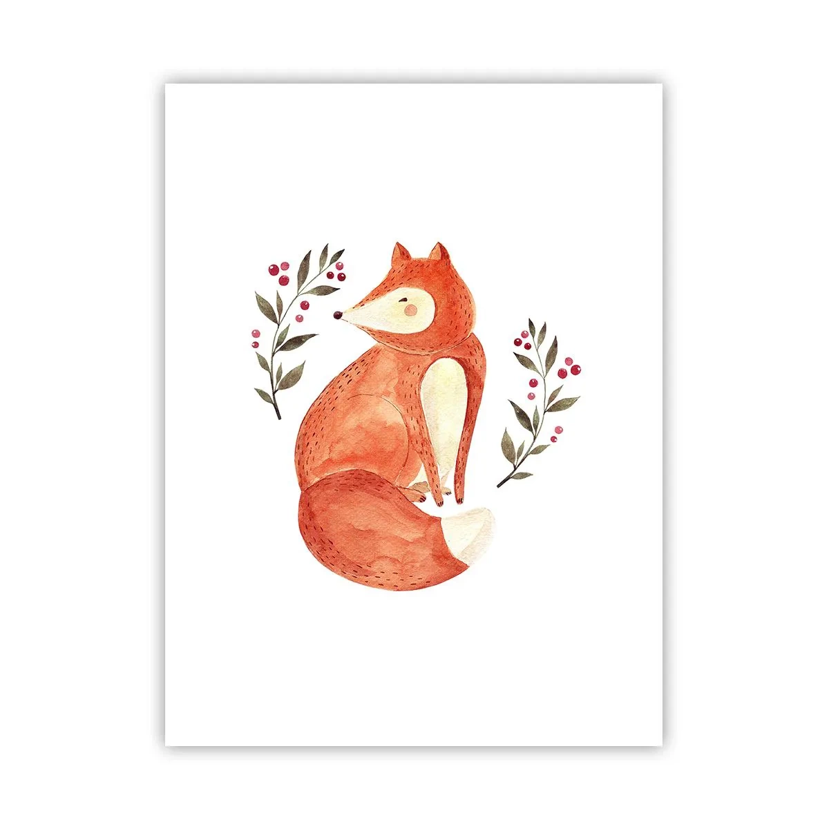 Plakat - Mały rudzielec - 30x40 cm