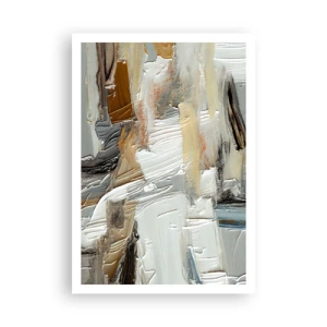 Plakat - Barwne nawarstwienia - 70x100 cm