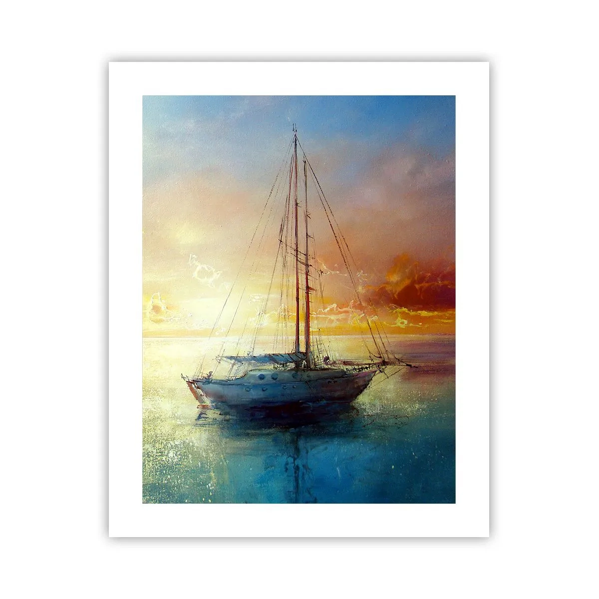 Plakat - W złotej zatoce - 40x50 cm