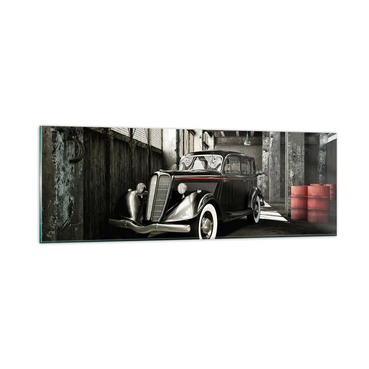 Obraz na szkle - Nieprzemijająca elegancja lat 30. - 90x30 cm