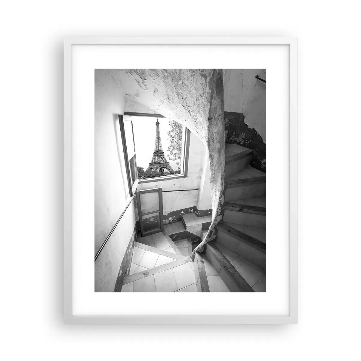 Plakat w białej ramie - Co za widok! - 40x50 cm
