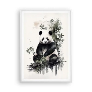 Plakat w białej ramie - Pozdrowienia z Chin - 70x100 cm