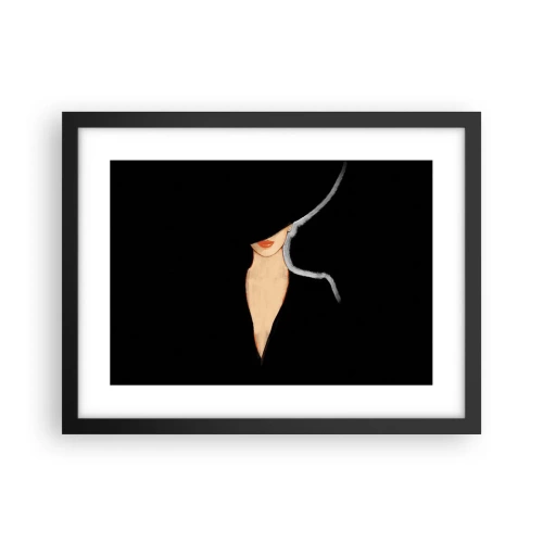 Plakat w czarnej ramie - Elegancja i styl - 40x30 cm