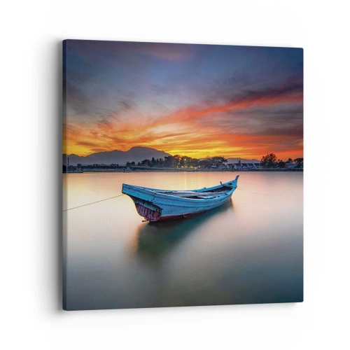 Obraz na płótnie - Nadchodzi dobra noc - 40x40 cm