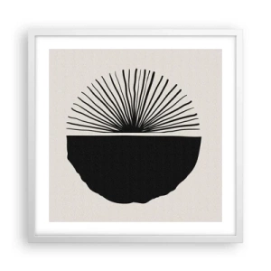 Plakat w białej ramie - Wachlarz możliwości - 50x50 cm