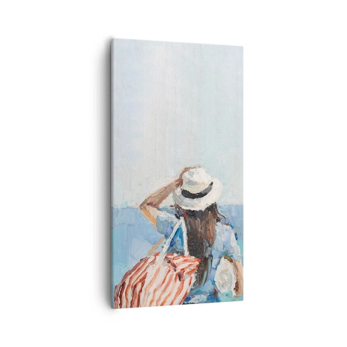 Obraz na płótnie - Witaj na wakacjach - 55x100 cm