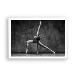 Plakat w białej ramie - Ideał równowagi - 100x70 cm