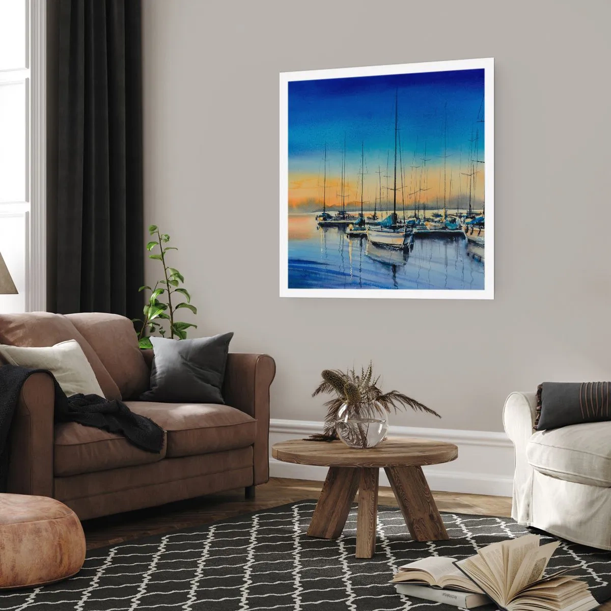 Plakat - Koniec dobrego dnia - 40x40 cm