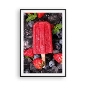 Plakat w czarnej ramie - Smak gorącego lata - 61x91 cm