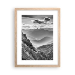 Plakat w ramie jasny dąb - Aż po horyzont - 30x40 cm