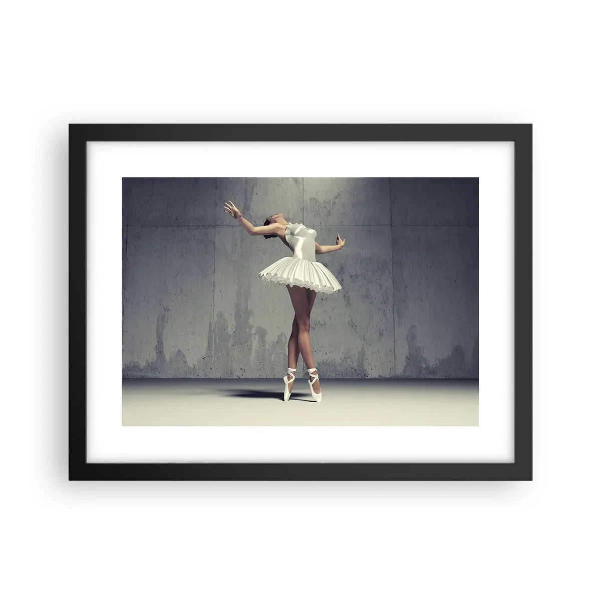 Plakat w czarnej ramie - Lekko jak ptak - 40x30 cm
