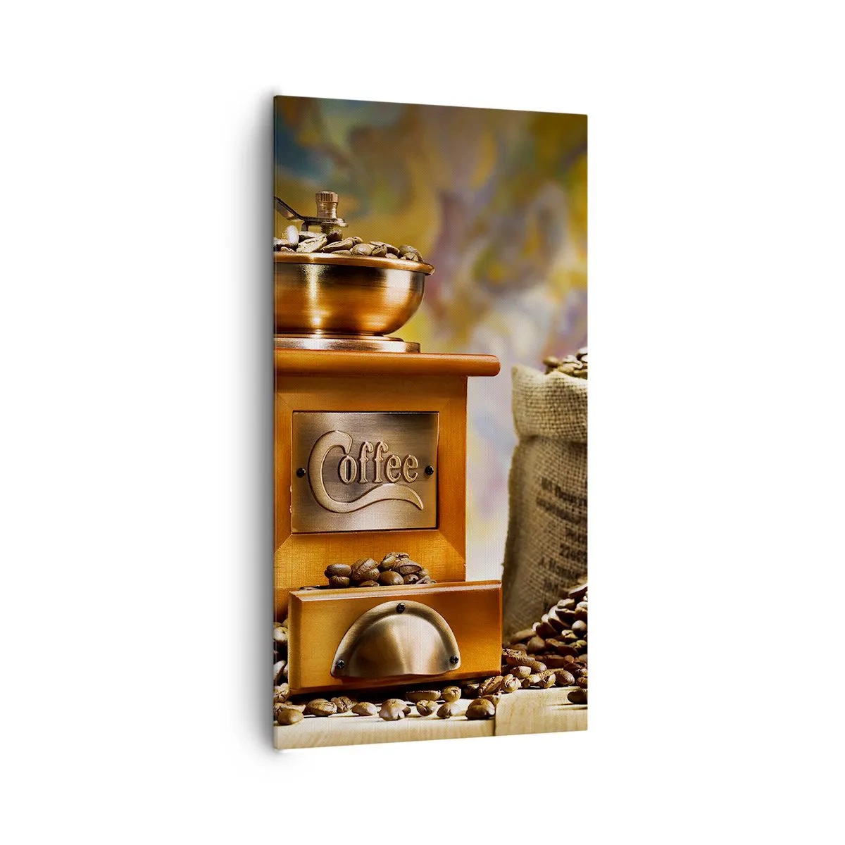 Obraz na płótnie - Chrzęst ziaren, terkot młynka - 65x120 cm