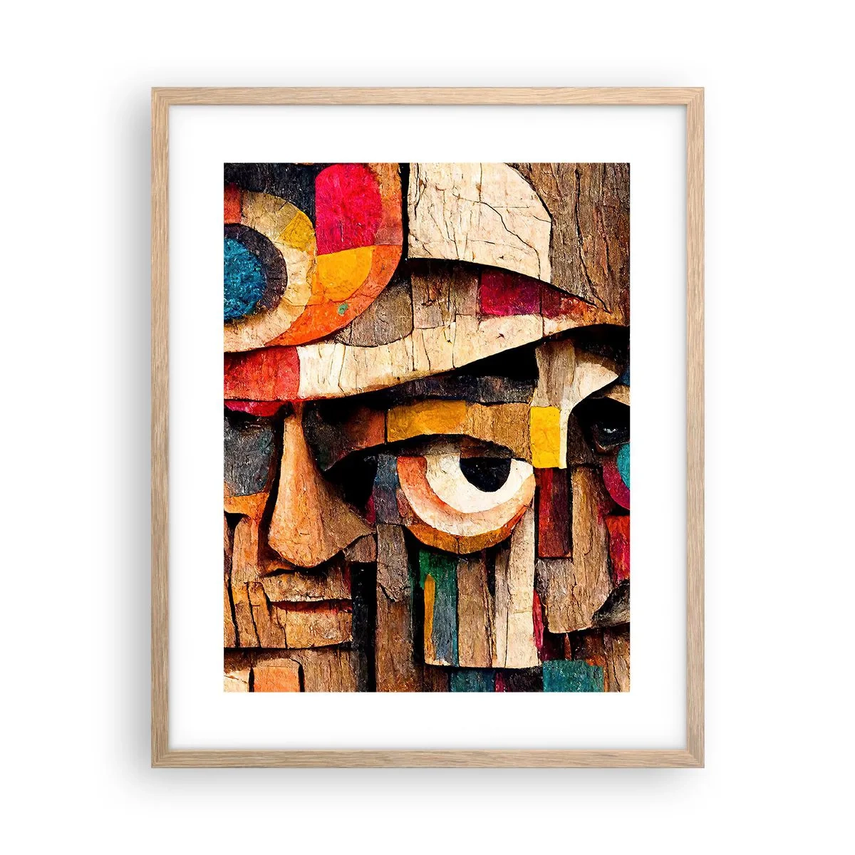 Plakat w ramie jasny dąb - Widzę cię… - 40x50 cm