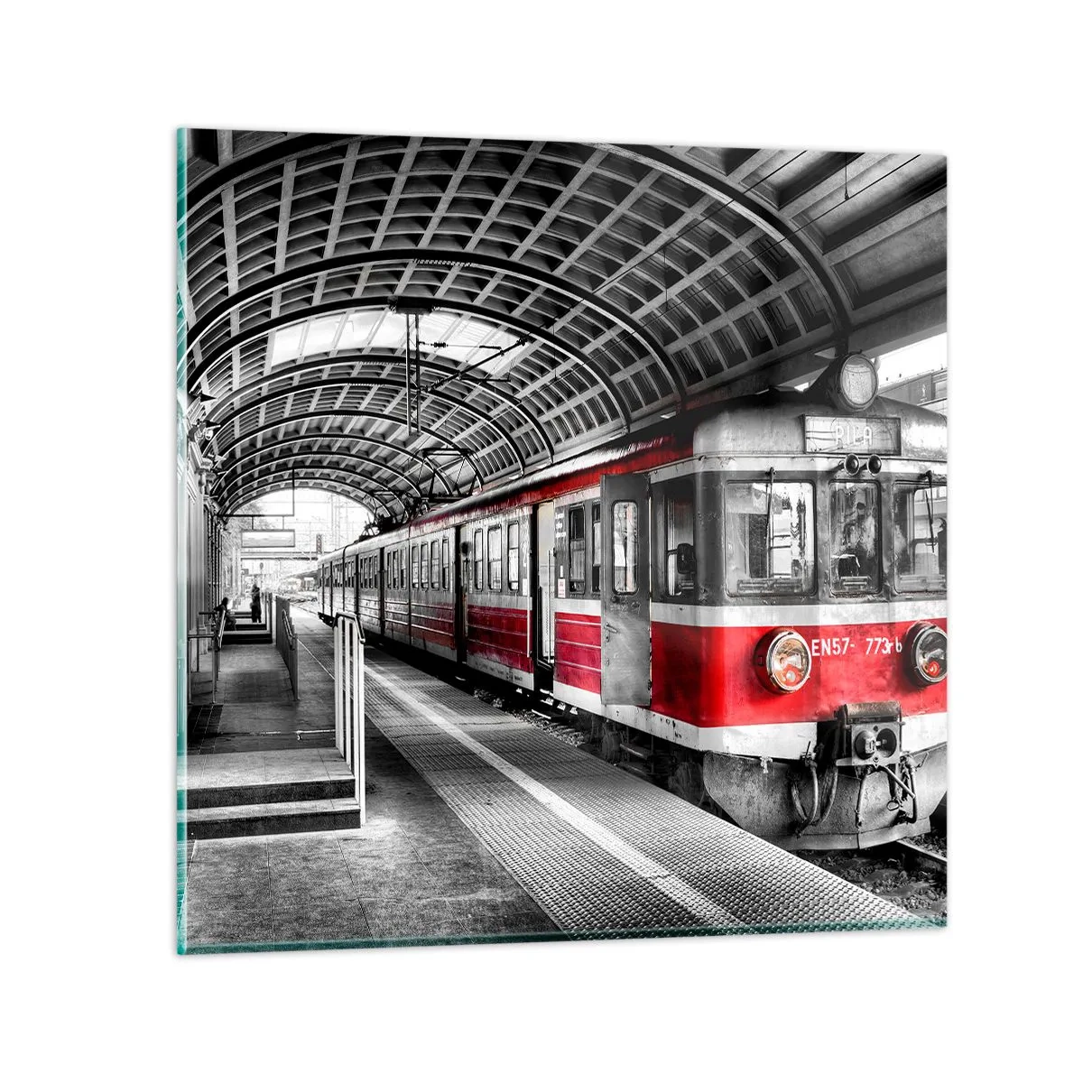 Obraz na szkle - Może to podróż życia? - 50x50 cm