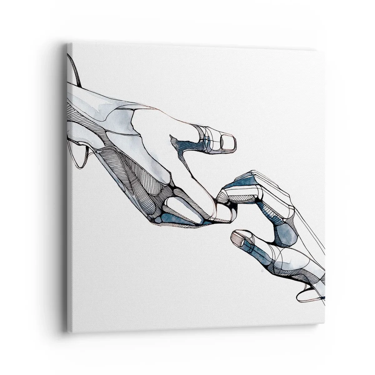 Obraz na płótnie - Dobry gest - 40x40 cm