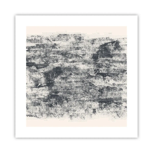 Plakat - Mglista kompozycja - 40x40 cm