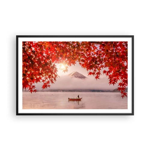 Plakat w czarnej ramie - W japońskim klimacie - 91x61 cm