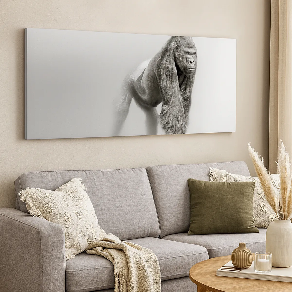 Obraz na płótnie - Pewny swej siły - 30x30 cm