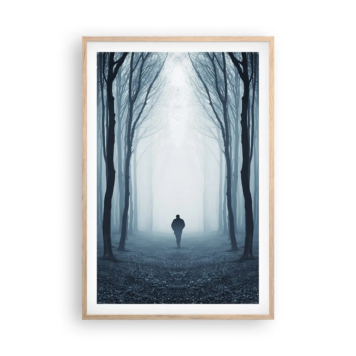 Plakat w ramie jasny dąb - I wszystko proste i jasne - 61x91 cm