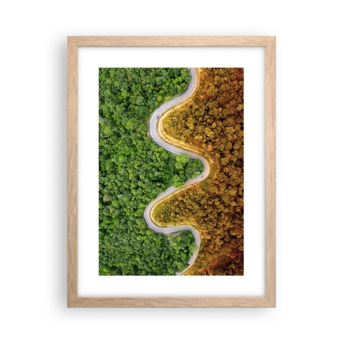 Plakat w ramie jasny dąb - Granice i przełomy - 30x40 cm