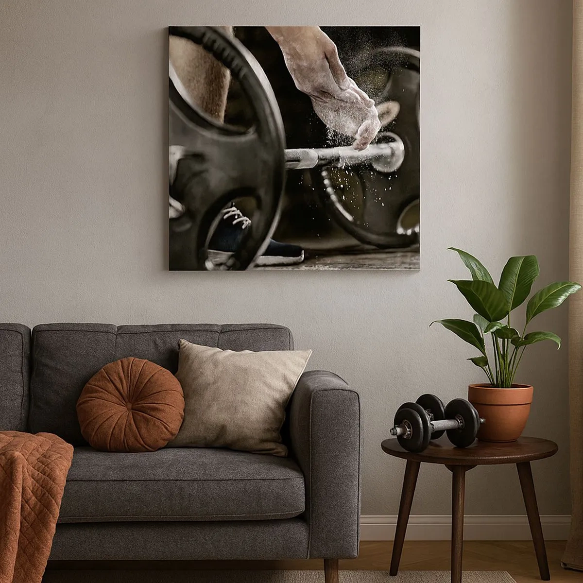 Obraz na płótnie - Wyzwanie podjęte! - 30x30 cm