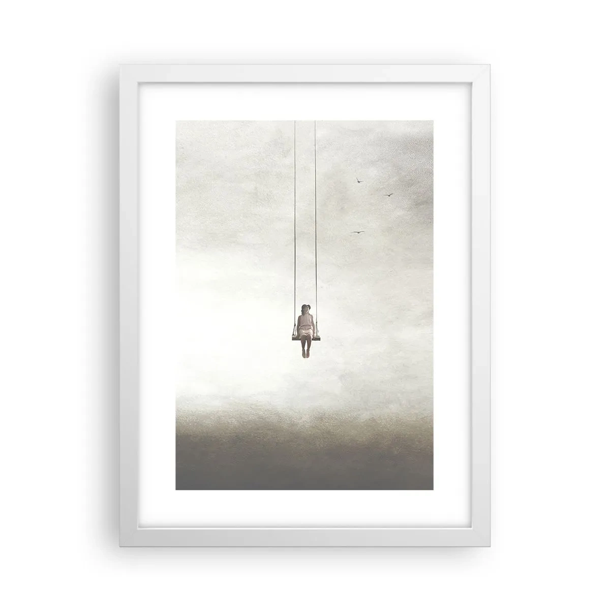 Plakat w białej ramie - Dziecko w nas - 30x40 cm