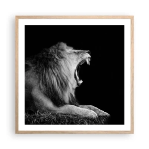 Plakat w ramie jasny dąb - Bez żadnych wątpliwości - 60x60 cm