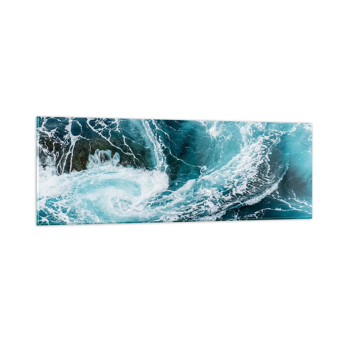 Obraz na szkle - Wrota do wnętrza Ziemi - 90x30 cm