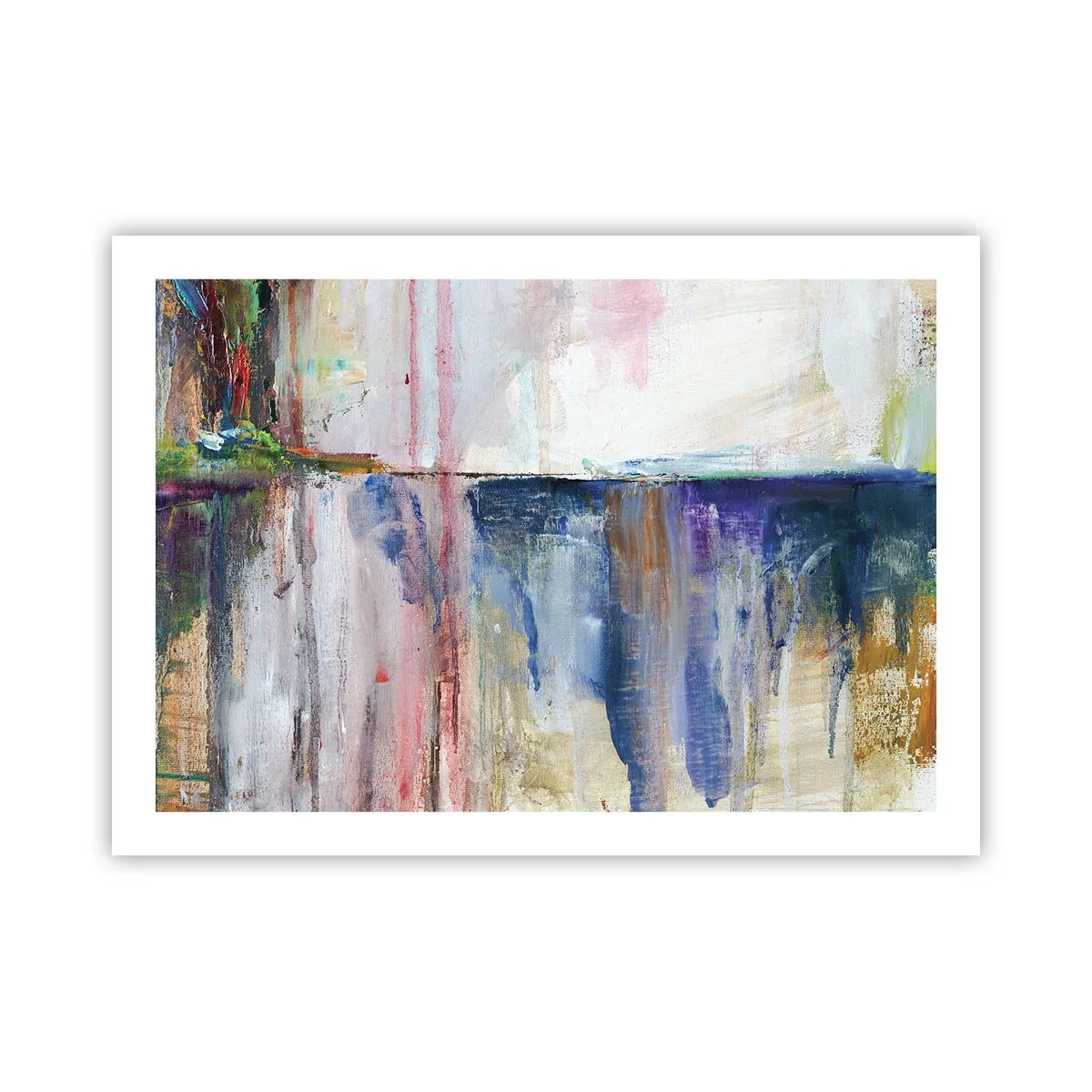 Plakat - Barwne wrażenia i skojarzenia - 70x50 cm