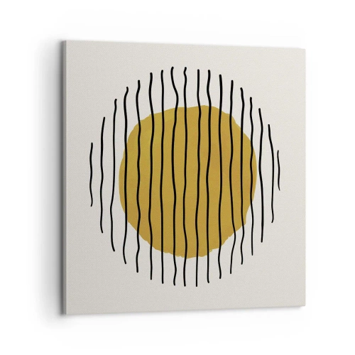 Obraz na płótnie - Abstrakcja drżąca od żaru - 60x60 cm