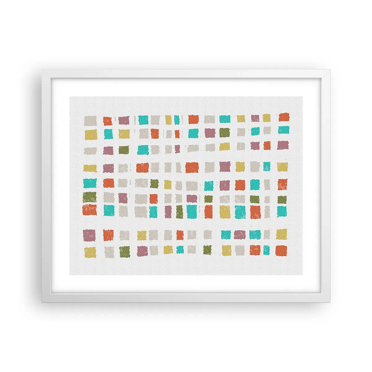 Plakat w białej ramie - Nieznana gra - 50x40 cm