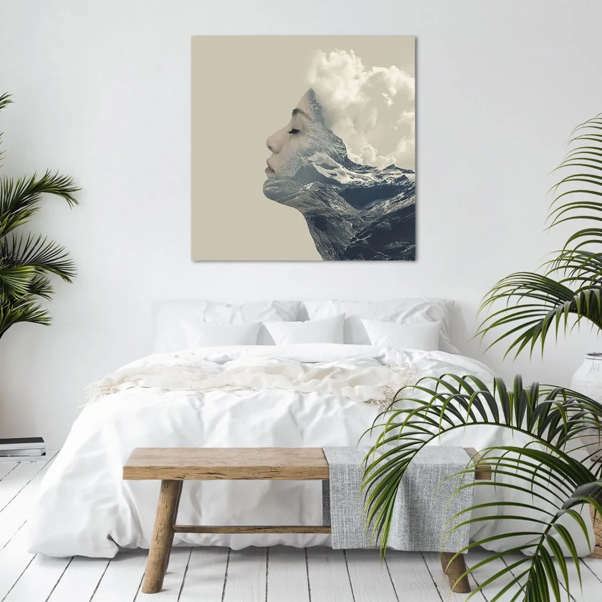 Obraz na płótnie - Uroda żywiołów - 70x70 cm