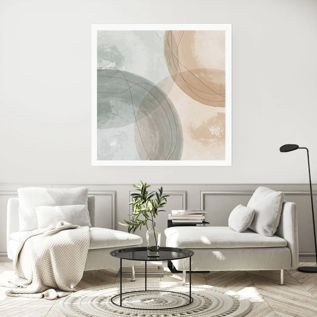 Plakat - Przenikanie światów - 30x30 cm