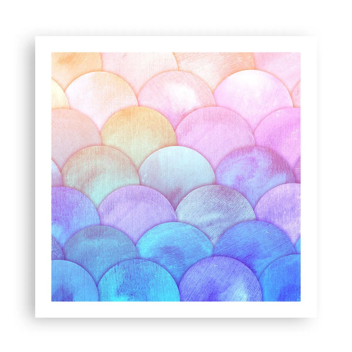 Plakat - Perłowa łuska - 60x60 cm