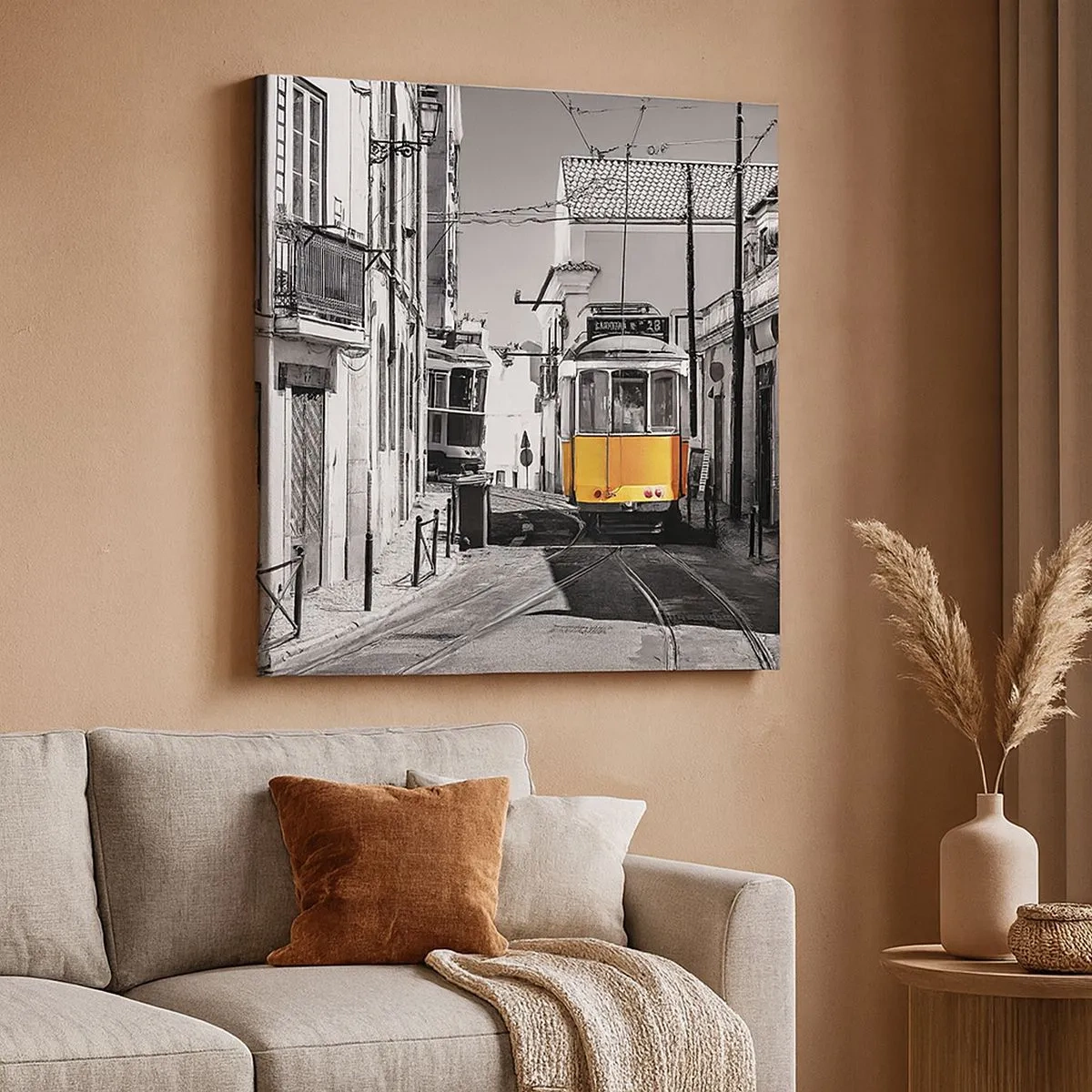 Obraz na płótnie - Duch Lizbony - 30x30 cm