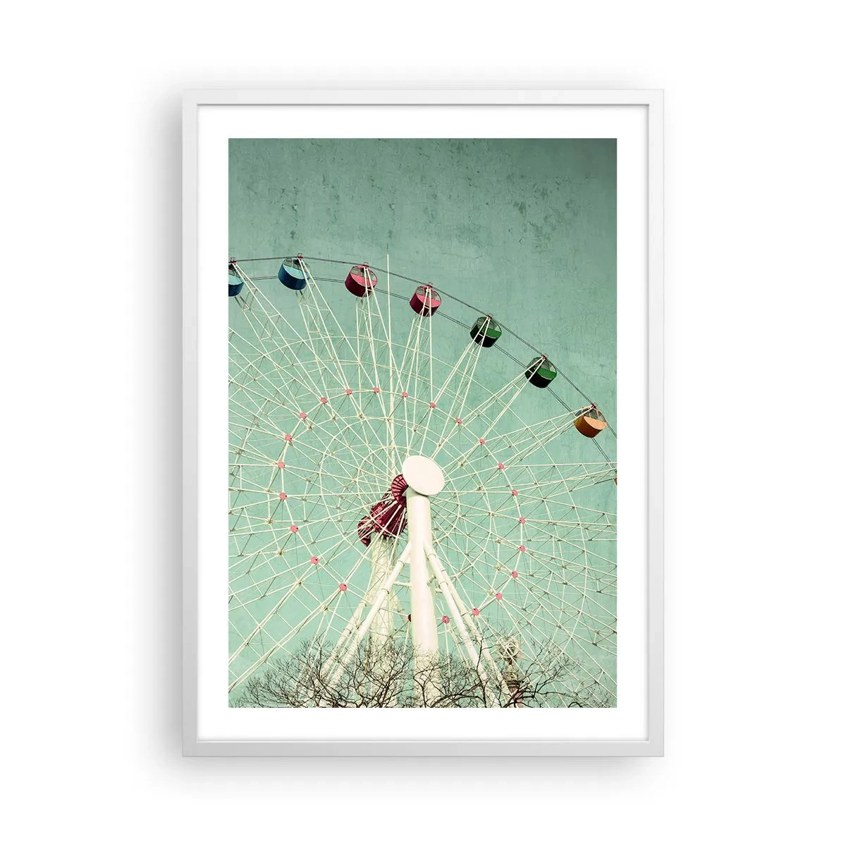 Plakat w białej ramie - Zapraszamy do zabawy - 50x70 cm